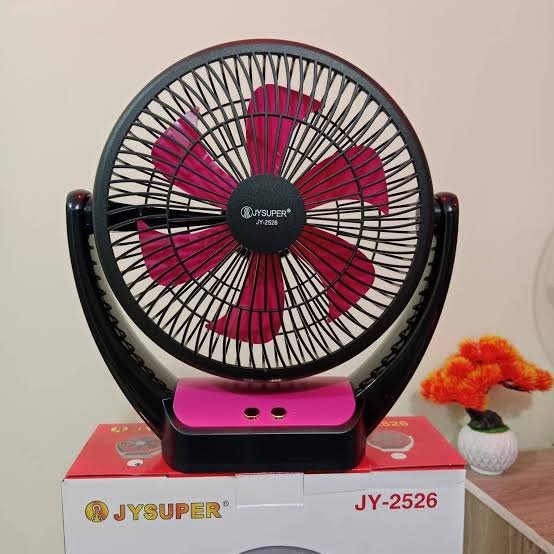 JYSUPER JY-2523 3600mAh Rechargeable Table Fan